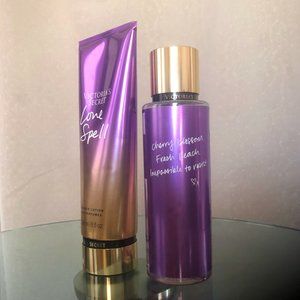 Victoria's Secret Love Spell Lotion and Body Spra
